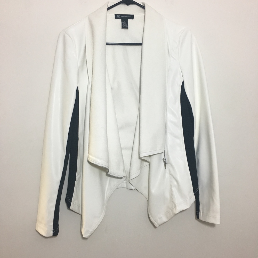 NWOT INC International Concepts Drape front jacket